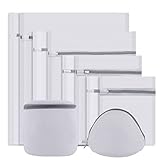 Wäschenetz, 10 Stück Wäschesack für Waschmaschine,Stabiler...