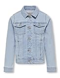 ONLY Mädchen Konsara Light Blue Dnm Jacket Noos Jacke, Light Blue Denim,...