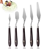 Wzhtuzi 5 Stück Streichpalette Set, Winkelpalette Werkzeug Rührschaber...