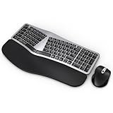 MK960 Ergo kabellose Tastatur-Maus, Bluetooth/2,4 G geteiltes Design,...