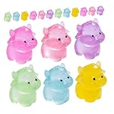 Toyvian 18 Stück Leuchtende Mini Resin Tiere Teiliges Kleine Resin Figuren...