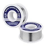 QMLING Lötzinn mit Flussmittel Soldering Wire: 2 Stück 1mm 100g...