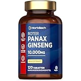 Panax Ginseng Extrakt 10.000mg | 120 Korean Ginseng Tabletten | Vegane |...