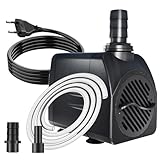 Knifel Springbrunnenpumpe 16W 800L/H Schutz vor überhitzung Funktion Ultra...