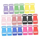 OHPHCALL 10 Paare Abnehmbare Kunststoffschnallen für Rucksack und Gurtband...