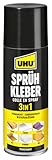 Uhu 48900 - Sprühkleber 3 in 1 Permanent - Korrigierbar - Wieder Ablösbar...