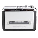 RASTKY Tragbarer Kassettenkonverter Zum MP3-Player für Alte Gemischte...