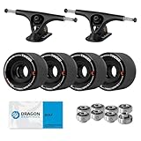 Fireball Paris V2 50° Longboard Skateboard Trucks Bundle – Set mit 2...