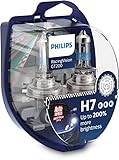 Philips Halogen RacingVision GT200 H7 Scheinwerferlampe +200%, Doppelset...