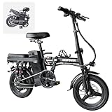 DEEPOWER K306 E-Bike Klapprad Elektrofahrrad, 14 Zoll Fat Tire, 48V, 22Ah...