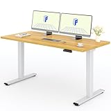 FlexiSpot Höhenverstellbarer Schreibtisch mit 2 Motoren & 25MM einteiliger...