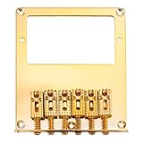 Nettoppo 6 Rollen Sattel 6 Saiten Humbucker Gitarren Brücke für Tele...