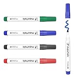 maxtek Whiteboard Marker, White Board Stifte Abwischbar Rundspitze 2 mm...