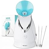 EZBASICS Gesichtsdampfer Gesichtssauna Nano Ionic Gesichtsdampfer Warmer...