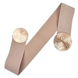 Dokeno Elastische Gürtel Damen 6 cm Breit Taillengürtel Mode Schnalle...