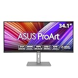 ASUS ProArt PA34VCNV - 34 Zoll UWQHD Professioneller Curved Monitor - 21:9...