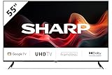 Sharp 55GL4060E - Google TV™ 4K Frameless High Definition LED mit...