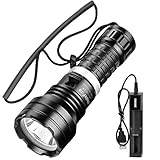 WholeFire Tauchlampe LED Extrem Hell 10000 Lumens, IPX8 Wasserdicht 50M...