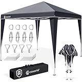 CASARIA® Pavillon Capri 3x3m Pop-Up UV-Schutz 50+ Wasserdicht Winterfest...