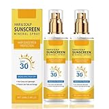 Sonnenschutz Kopfhaut und Haare, Haar und Kopfhautschutz Spray LSF 30,...