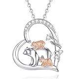 INFUSEU Mutter Tochter Kette Anhänger Familie Vater Mutter Und Töchter...