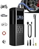 SERVOMASTER Elektrische Luftpumpe, Tragbare Akku Fahrradpumpe mit alle...