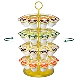 EsLuker.ly K Becherhalter, Kaffeekapsel-Organizer, Karussell für Theke,...