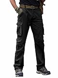 Breampot Herren Cargohose Baumwolle Baggy Chino Hosen Freizeit Outdoorhose...