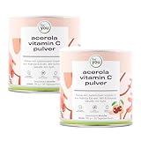 for you acerola vitamin C pulver - 2x135g Doppelpack - natürliches Vitamin...