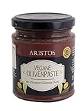 ARISTOS schwarze Tapenade aus griechischen Kalamata Oliven – 3x 190g...