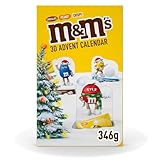 M&M's Adventskalender, 3D Pop-Up Weihnachtskalender mit 24...