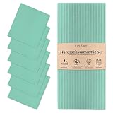Ligarti Schwammtücher aus Holz (100% öko & waschbar) 6er Set Spültücher...
