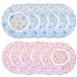 10 Stücke Duschhaube Damen Elastische Duschkappe Wasserdichte Duschhauben...