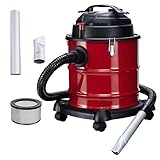 Arebos Aschesauger Kaminsauger 1200W | 20L mit 4 Rollen inkl. HEPA Filter...