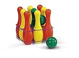 Rolly Toys Kegelspiel (9 teiliges Kegelspiel mit 2 Kugeln, Bowling Spiel,...