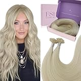 Fshine Bonding Extensions Echthaar 50cm 50 Strähne Haarverlangerung...