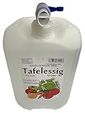 10 Liter Schleicher's Tafelessig 10% Säure, PE-Kanister MIT AUSLASSHAHN