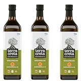 Terra Creta Olivenöl 3x 1,0l | P.D.O. Kolymvari | Extra natives Olivenöl...