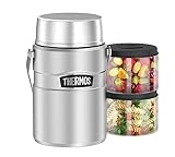 Thermos STAINLESS KING FOOD JAR 1,2l, steel, Thermosbehälter aus Edelstahl...