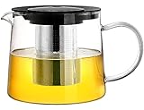 Tebery 1.5L Glas Teekanne mit hitzebeständigem Edelstahlfilter,...