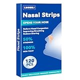120 Stück Nasenpflaster Schnarchen, Nose Strips Nasal Strips Verbesserter...