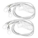 YARNOW 2 Sätze Hörgeräte clip aus Abs Nylon Elastisches Anti verlust...