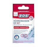 SOS Hühneraugen-Ex Set, Hühneraugen Pflaster für sofortige...
