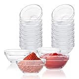 YAYODS 20 Stück Dipschalen Ø 7,5 cm - Glasschüssel Glasschälchen 75 ml...
