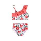 Mädchen Bikini 3er Set - Badeanzüge für Mädchen Tankini-Bademode-Set...