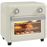 HOMCOM Minibackofen mit Umluft 10L 2 in 1 Mini Ofen mit Ofenrost, Backblech...