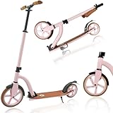 BEST SPORTING B Vintage Scooter Kinder & Erwachsene in pink I Kinder-Roller...