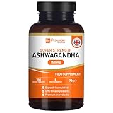 Ashwagandha 1500 mg 180 vegane Tabletten | 6-Monats-Vorrat | Reiner...