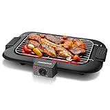 Aigostar Rauchfreier Tischgrill Barbecue Elektrogrill Elektrischer BBQ...