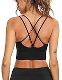 Sykooria Sport BH Damen Gepolstert Bustier Damen BH ohne Buegel...